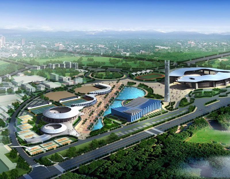 奥林匹克森林公园羽毛球馆、排球馆